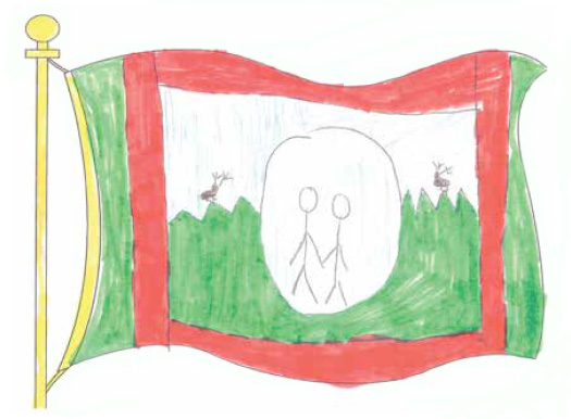 drapeau créé par Summer Saulis